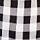 BLACK & WHITE color swatch for Gingham Carmen Top