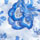 BLUE & WHITE color swatch for Floral Square Scarf